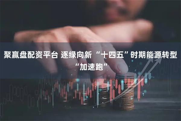 聚赢盘配资平台 逐绿向新 “十四五”时期能源转型“加速跑”