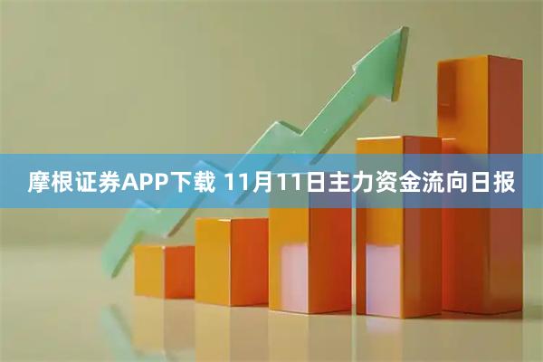 摩根证券APP下载 11月11日主力资金流向日报